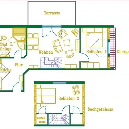 דירה Ferienappartement Im Og Der Royal *